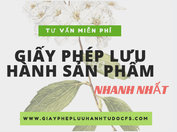 Thủ tục xin giấy phép lưu hành sản phẩm nhanh nhất trong tphcm (Ảnh C.A.O)