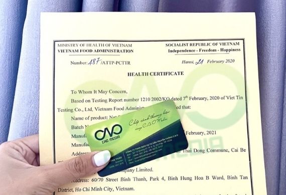 Doanh nghiệp xin giấy chứng nhận y tế cho rong nho xuất khẩu