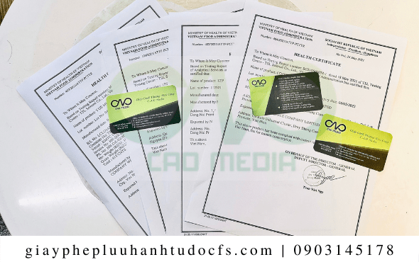 Điều kiện để thạch dừa xin giấy chứng nhận y tế