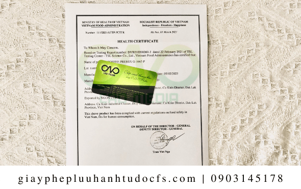 Quy trình xin giấy chứng nhận y tế cho trà xanh