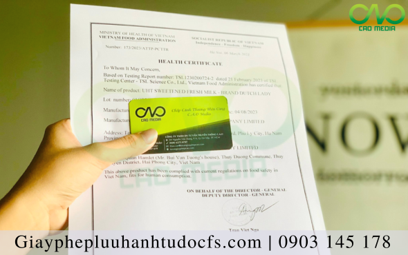 Hồ sơ, thủ tục xin giấy chứng nhận y tế cho thịt hộp tại C.A.O Media