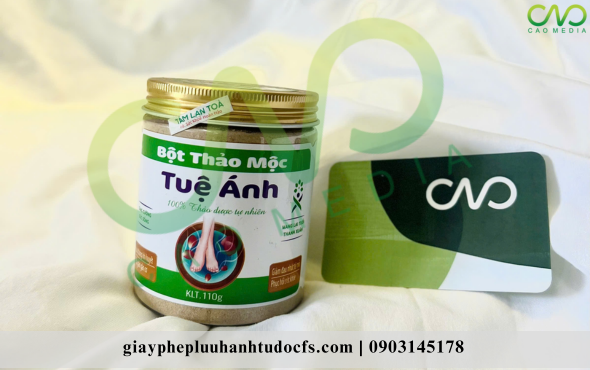 Công bố tiêu chuẩn cơ sở thảo mộc ngâm chân