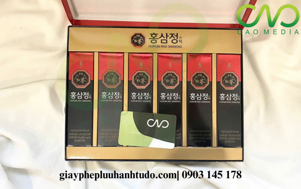 Trọn gói dịch vụ tự công bố sản phẩm nước hồng sâm hàn quốc